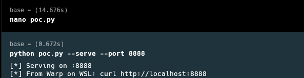 PoC Server